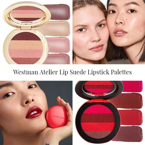 westman atelier lip suede palette.